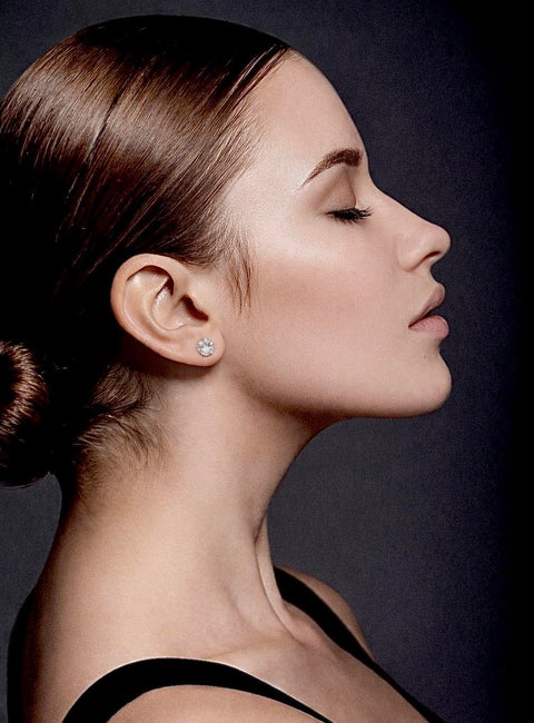 ER101W B.Tiff 1 ct Solitaire Stud Earrings