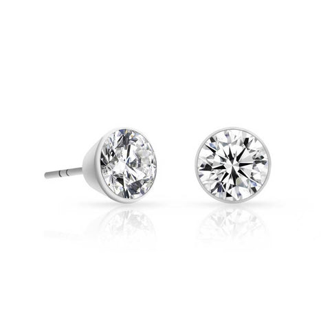 ER201W B.Tiff 2 ct Solitaire Stud Earrings