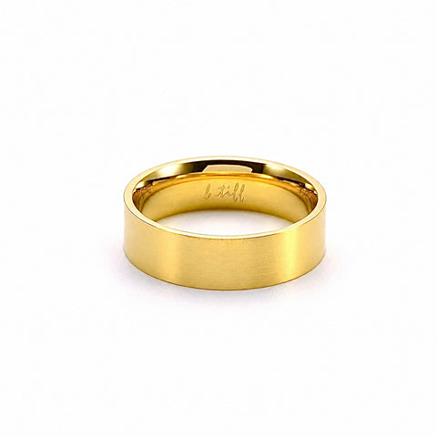 RG600G B.Tiff Gold Simplicity 6mm Stacking Plain Ring