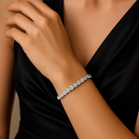 BG500W B.Tiff 5mm Tennis Bracelet