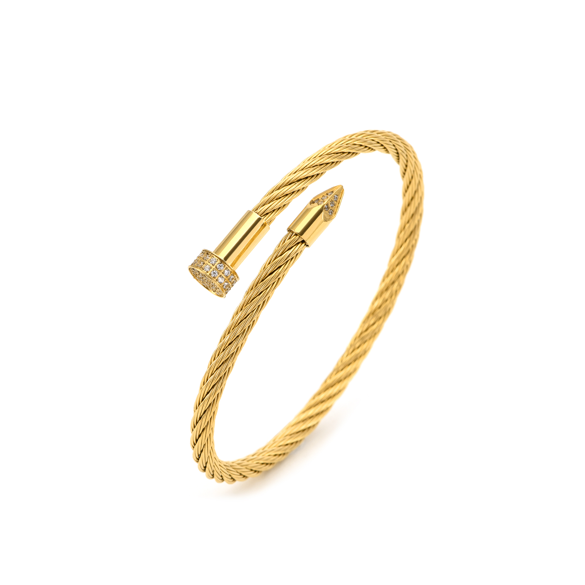 Cable deals bangle bracelet