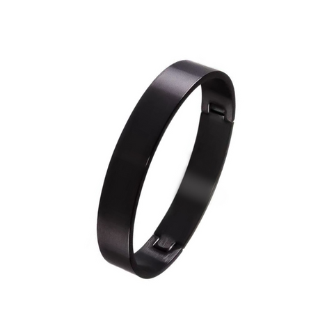 BG1200B B.Tiff Simplicity Black Matte Bangle Bracelet