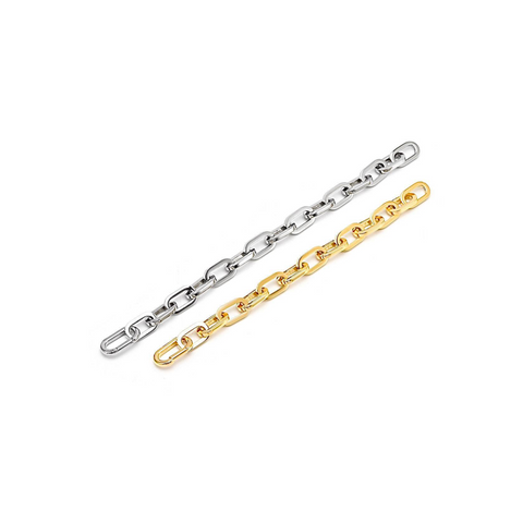 BG200G B.Tiff High Polish Gold Paperclip Bracelet