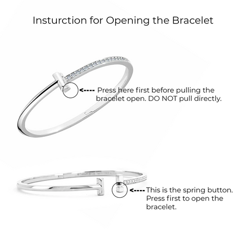 BG882RG B.Tiff Rose Gold Unisson Bangle Bracelet