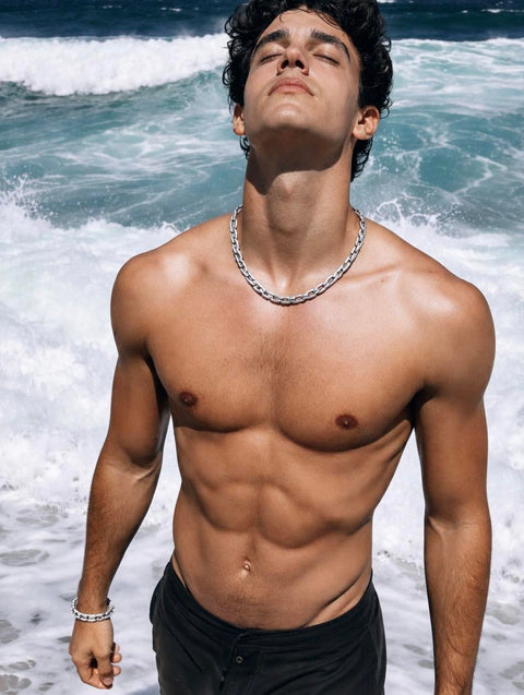 C010W B.Tiff High Polish Edge Paperclip Link Necklace