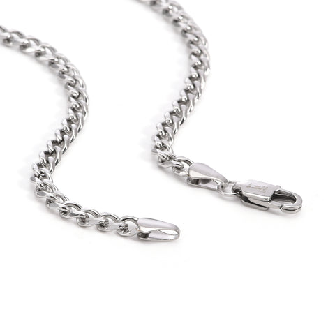 C014W B.Tiff 4mm Curb Link Chain Necklace