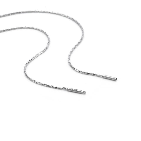 C031W B.Tiff Diamond Cut Thin Chain Necklace
