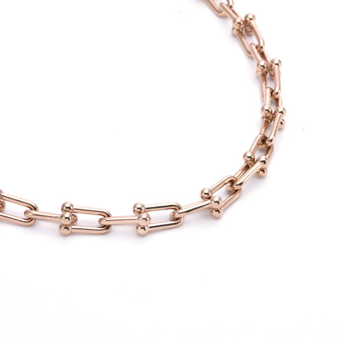 C525RG B.Tiff Rose Gold Cheval Necklace