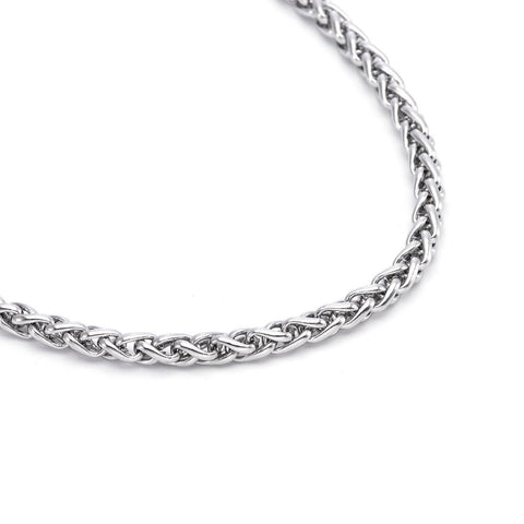 C550W B.Tiff French Braid Chain Necklace