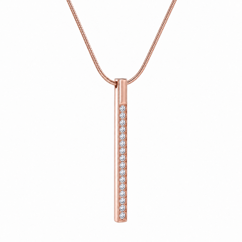 PT318RG B.Tiff Pave Bar Pendant