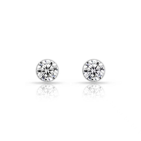 ER101W B.Tiff 1 ct Solitaire Stud Earrings