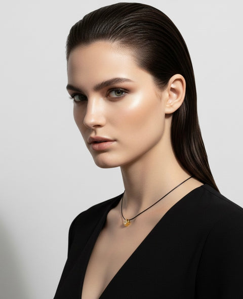 PT301G B.Tiff Gold Cubi Pendant Necklace