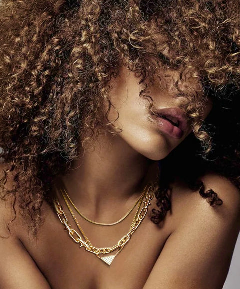 PT323G B.Tiff Gold Supera Pendant Necklace