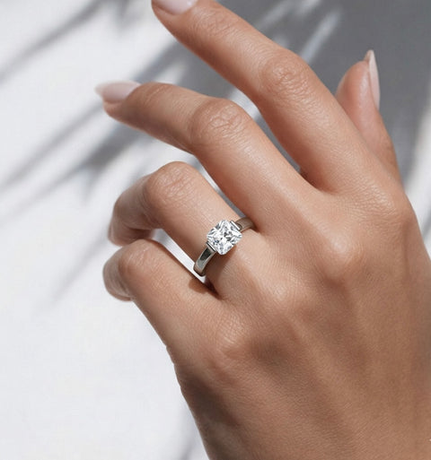 RG228W B.Tiff 2 ct Cushion Cut Engagement Ring