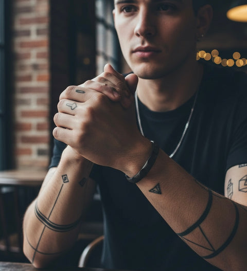 BG109GM B.Tiff Simplicity Gun Metal Circle Indent Adjustable Bangle Cuff