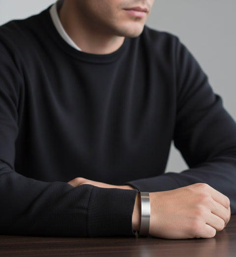 BG1200W B.Tiff Simplicity Matte Bangle Bracelet