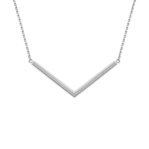 PT208W B.Tiff Pavé Viva Pendant Necklace