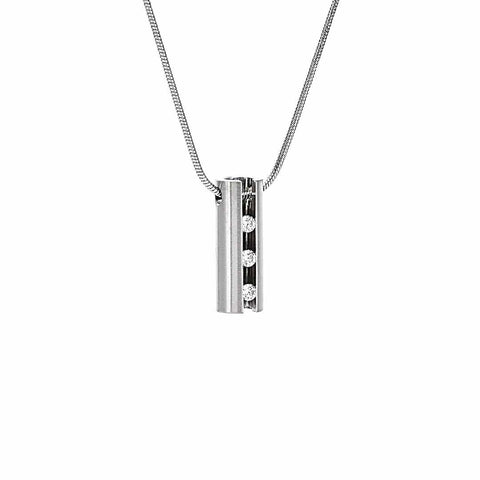 PT333W B.Tiff Hollowed Short Stick Pendant