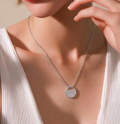 PT500W B.Tiff Pavé Lune Pendant
