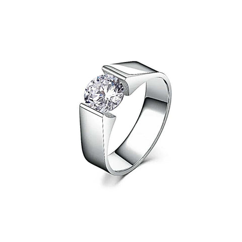 RG093W B.Tiff 2 ct Round Solitaire Engagement Ring
