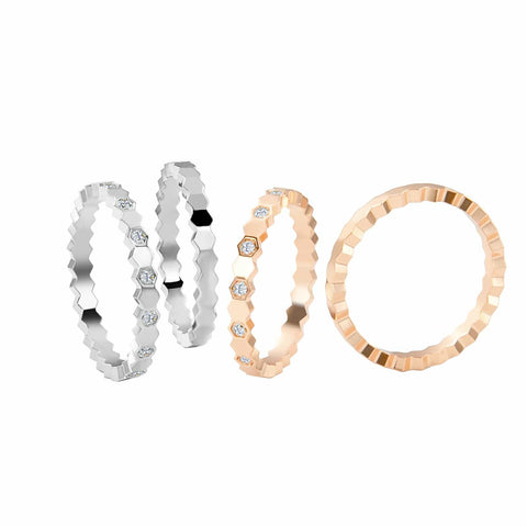 RG110RG B.Tiff Pavé Rose Gold Mon Rêve Ring