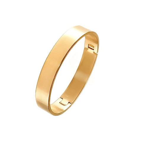 BG1200G B.Tiff Simplicity Matte Gold Bangle Bracelet