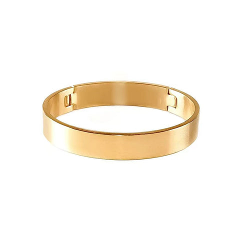 BG1200G B.Tiff Simplicity Matte Gold Bangle Bracelet