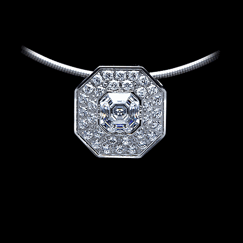 PT228W B.Tiff Hexagon Pendant