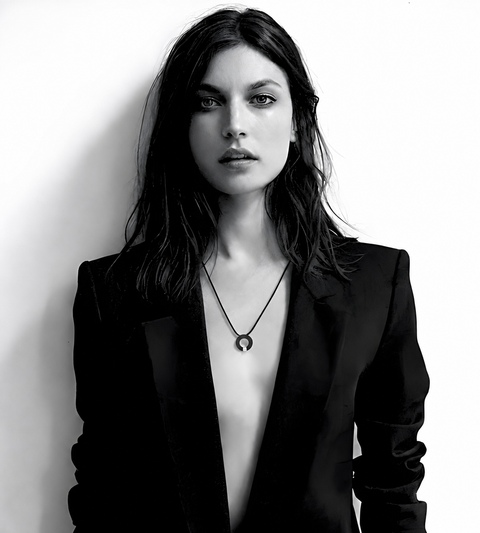 PT100B B.Tiff Black Malfinia Pendant Necklace