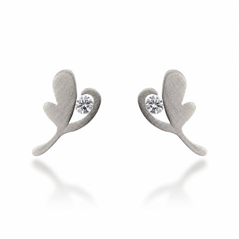 ER102W B.Tiff Lucky Clover Earrings