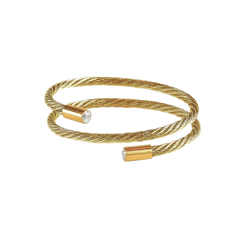 Cable bangle bracelet discount