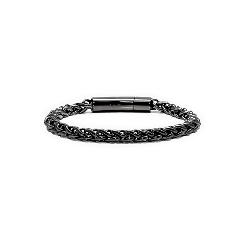 BG550GM B.Tiff Gun Metal Prince of Wales Chain Bracelet