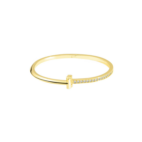 BG882G B.Tiff Gold Unisson Bangle Bracelet