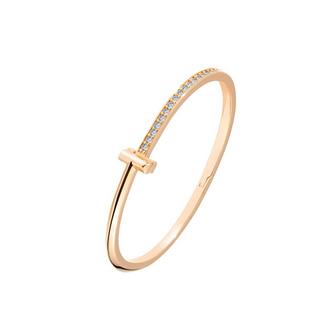 BG882RG B.Tiff Rose Gold Unisson Bangle Bracelet