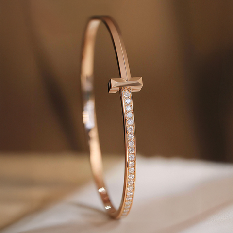 BG882RG B.Tiff Rose Gold Unisson Bangle Bracelet