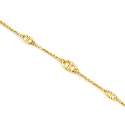 C008G B.Tiff  Gold Garlande Chain Necklace