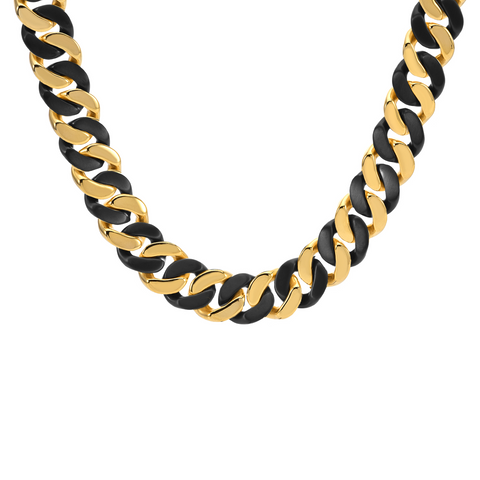 Shop gld Cuban link 2 tone hot chain