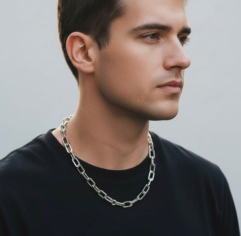 C200W B.Tiff High Polish Paperclip Chain Necklace