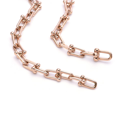 C525RG B.Tiff Rose Gold Cheval Necklace