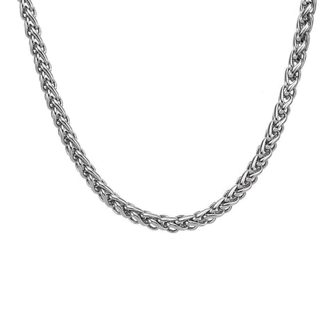 C600W B.Tiff French Braid Chain Necklace