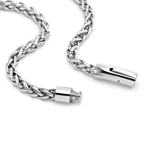 C600W B.Tiff French Braid Chain Necklace