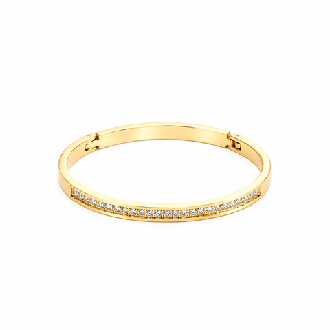 BG333G B.Tiff Gold Eternity 25 Bangle Bracelet