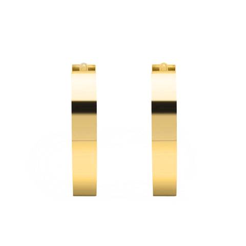 ER300G B.Tiff Gold Hoop Earrings