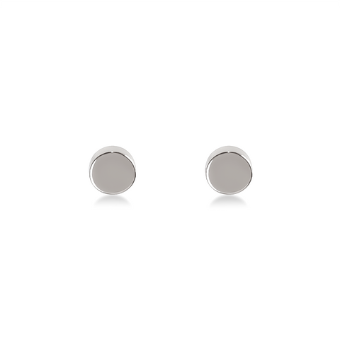 Plain circle earrings discount