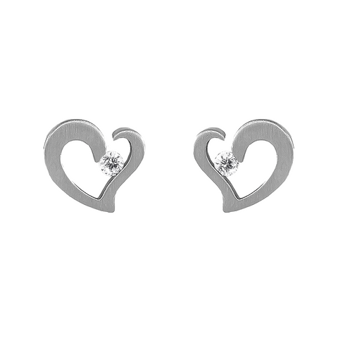 ER091W B.Tiff Heart Earrings