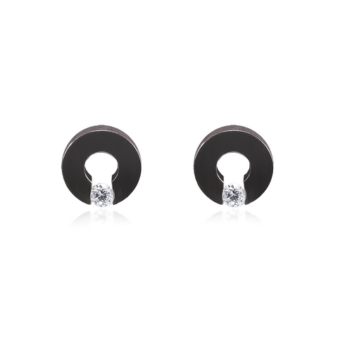 ER100B B.Tiff Black Malfinia Earrings