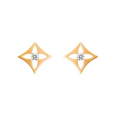 ER138G B.Tiff Gold Floro Earrings