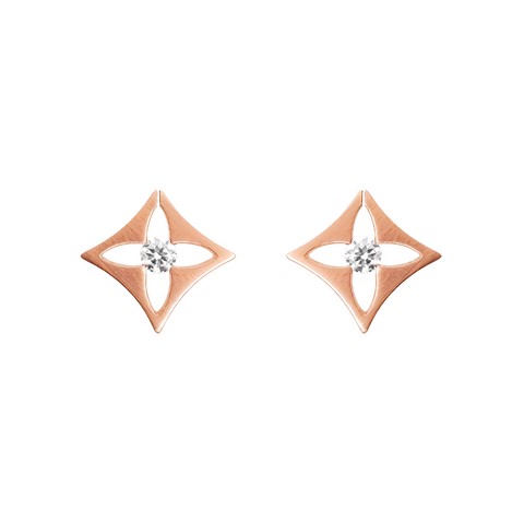 ER138RG B.Tiff Rose Gold Floro Earrings