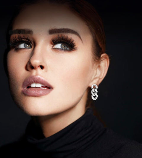 ER160W B.Tiff High Polish Cuban Link Earrings