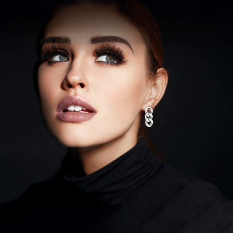 ER160W B.Tiff High Polish Cuban Link Earrings